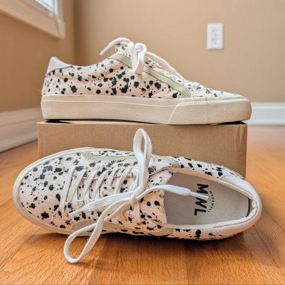 Madewell Women's Sidewalk Low-Top Sneakers in Spatter-Paint Size 7 MD436 - Picture 4 of 11